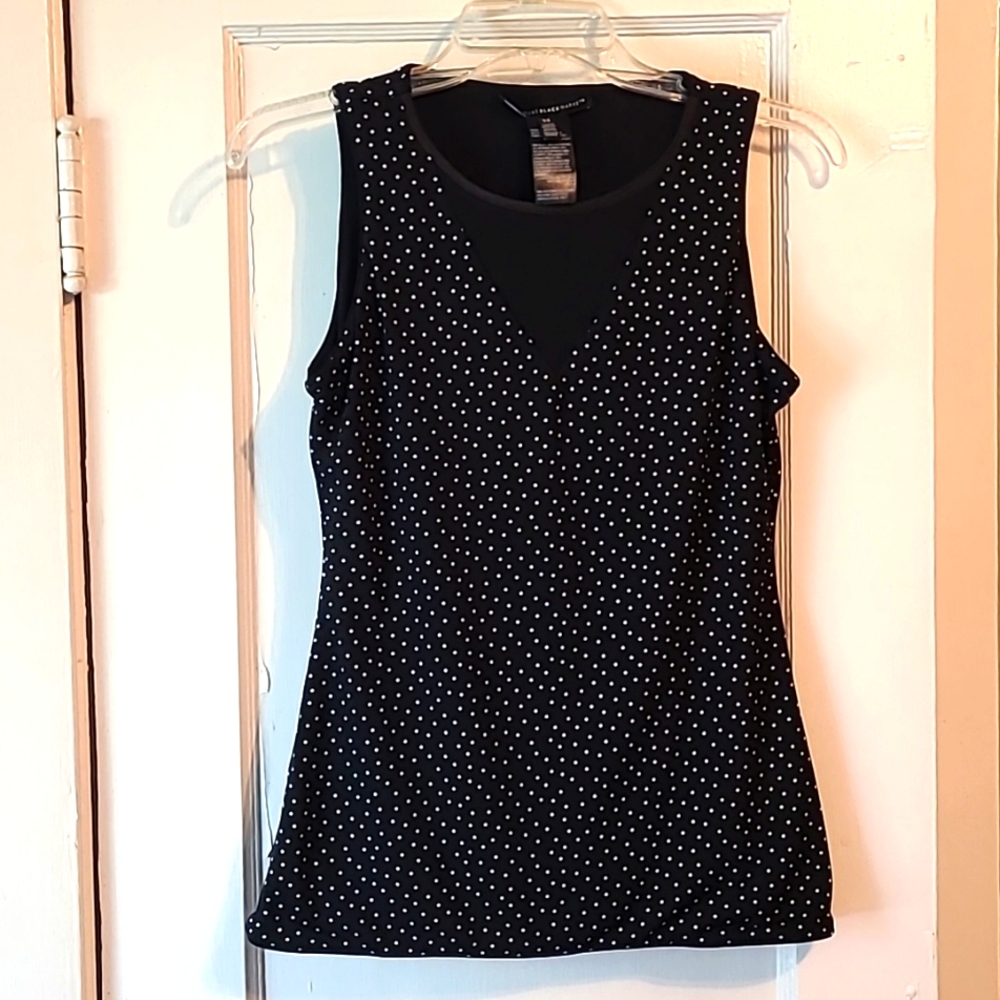WHBM 2-sided Polka Dot Sleeveless Top